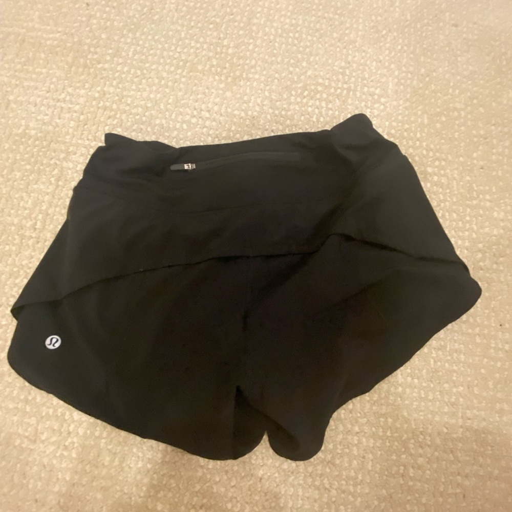 New not worn lululemon speed up shorts size 6 length 4